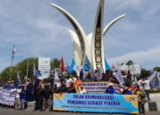 Ratusan Buruh Banda Aceh Turun Ke Jalan Terkait Peringati May Day