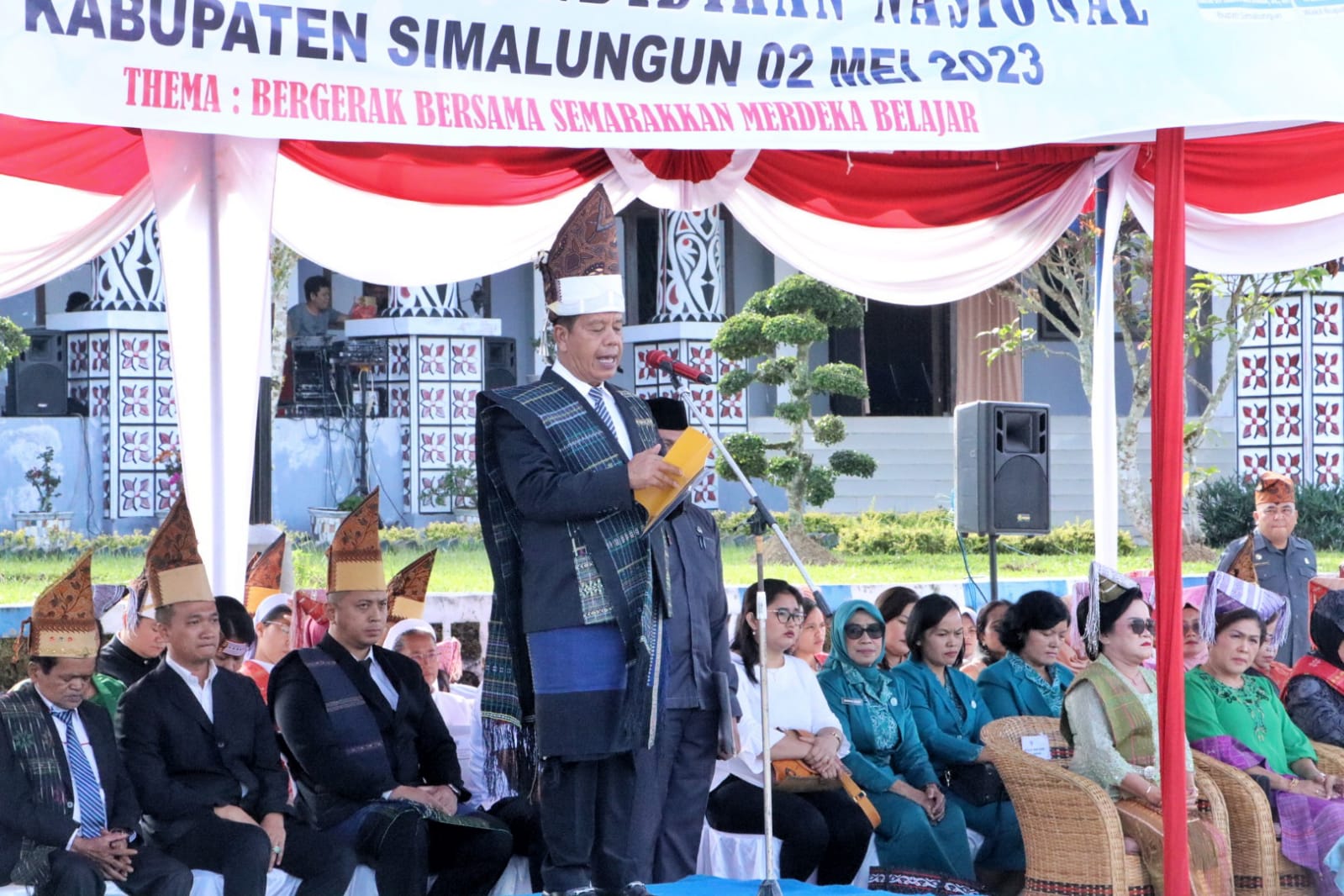 Peringatan Hardiknas 2023 Di Simalungun Berlangsung Khidmat