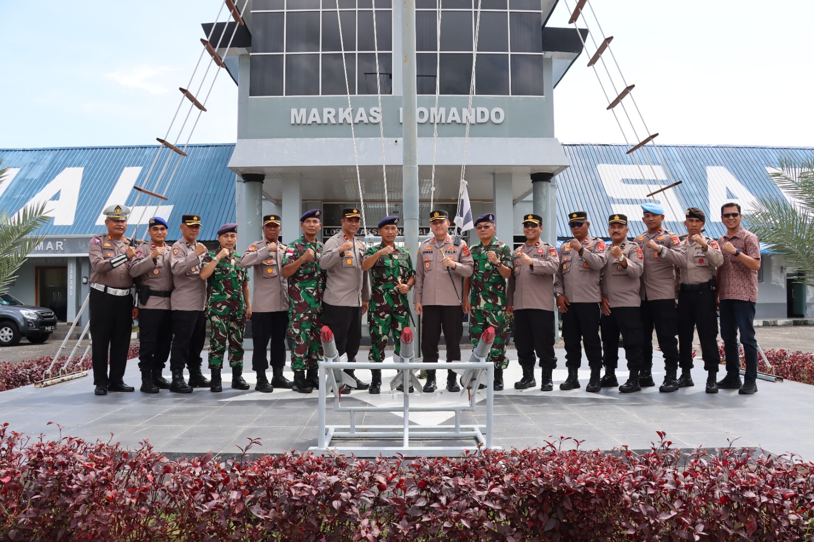 Jalin Sinergitas TNI/Polri, Kapolres Kunjungi Lanal Sabang