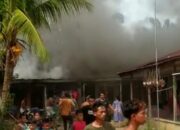 4 Rumah Terbakar Di Aceh Tamiang