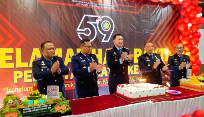 Kemenkumham Sumut Upacara HBP Dan Halal Bihalal