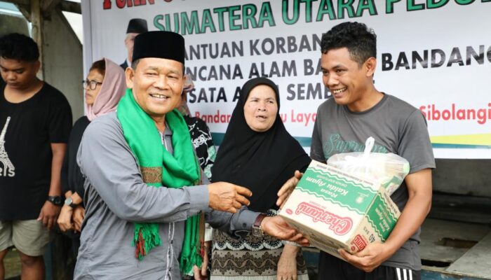 Sejurus Aksi Sosial TGS Ganjar Sumut Bantu Korban Banjir Bandang Sembahe Kabupaten Deli Serdang