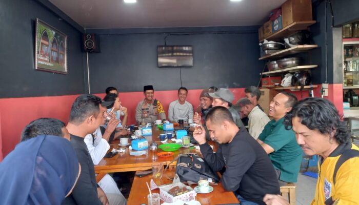 Kapolres Aceh Tengah Ngopi Bareng Bersama Wartawan