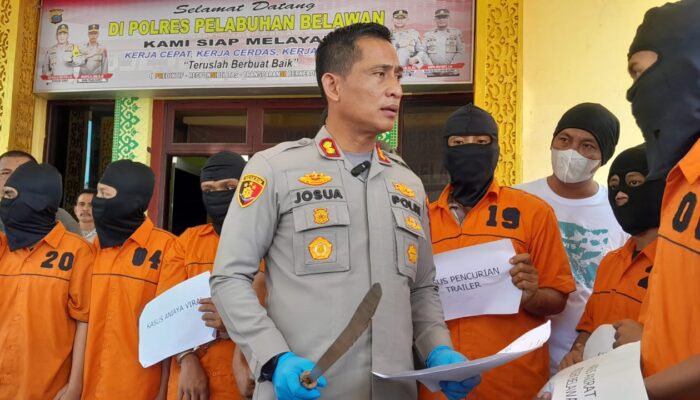 Polres Pelabuhan Belawan Ungkap Lima Kasus Viral Di Medsos