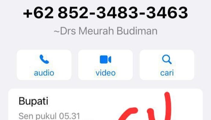 Foto Pj Bupati Aceh Tamiang Dicatut OTK