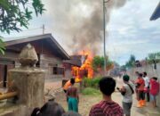 Rumah Semi Permanen Ludes Terbakar Di Medan Labuhan