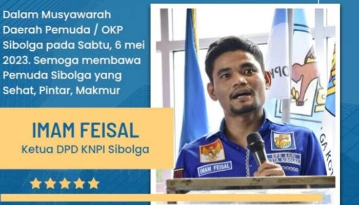 Terpilih Sebagai Ketua KNPI Sibolga, Imam Feisal Sebut Pemuda Harus Miliki 4 S