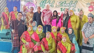 Ratusan Alumni IKA Josua Medan Hadiri Halal Bi Halal di Medan Club