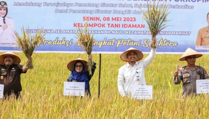 Wujudkan Kemandirian Pangan Nasional, Pemko P.Siantar Tingkatkan IP