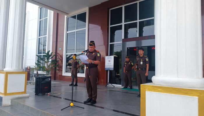 Kajari Langsa Pimpin Upacara HUT Ke-72 Persaja