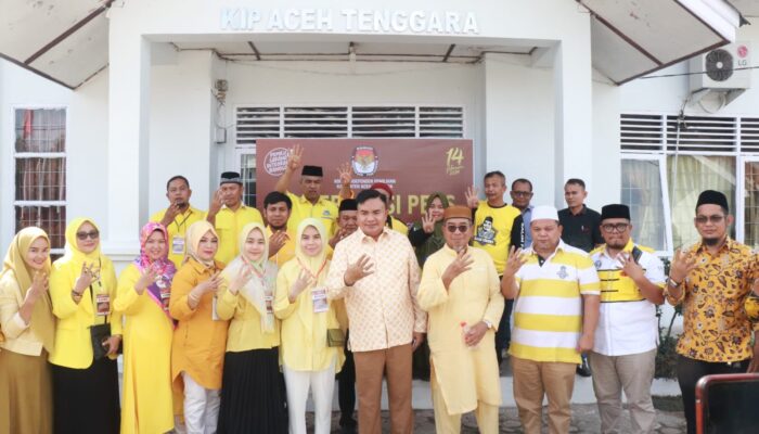 Golkar Daftarkan 30 Nama Bacaleg Ke KIP Aceh Tenggara