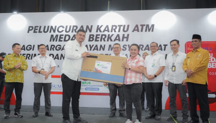 Bobby Nasution Luncurkan ATM Berlogo Medan Berkah