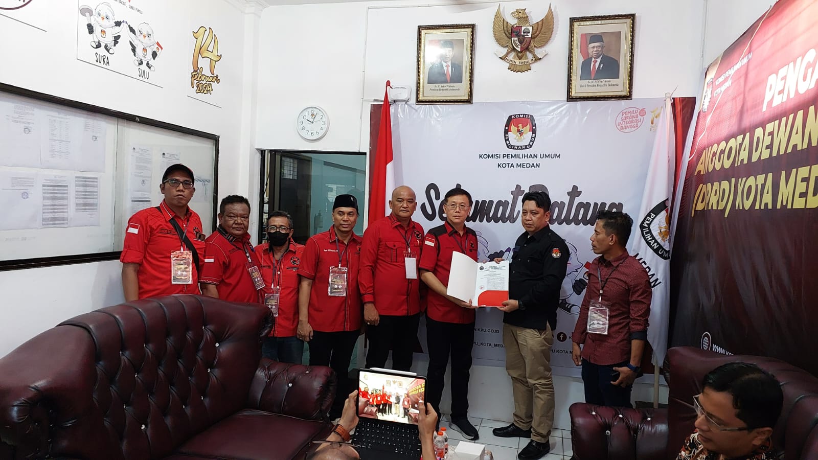 9 Sari 10 Kader PDIP di DPRD Medan Kembali Daftar Bacaleg