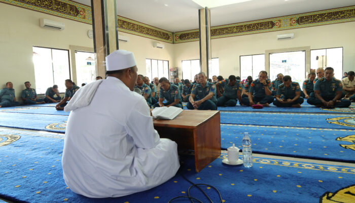 Tingkatkan Iman Dan Taqwa, Prajurit Dan ASN Lantamal I Laksanakan Kauseri Agama