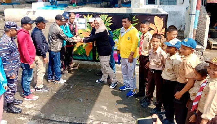 KSI Bersama Pemkab Batubara Resmikan Halte Sampah Cantik Di Tanjung Tiram
