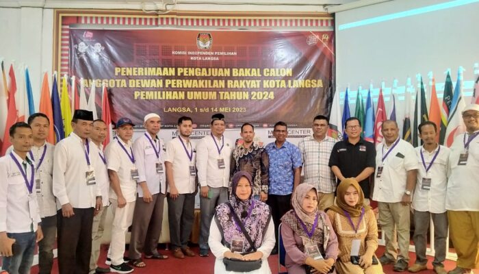 PKB Langsa Daftarkan 25 Bacaleg Ke KIP Langsa, Target 4 Kursi