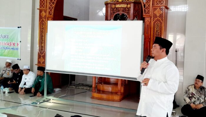 KUA Helvetia Gelar Pemantapan Bimbingan Manasik Haji