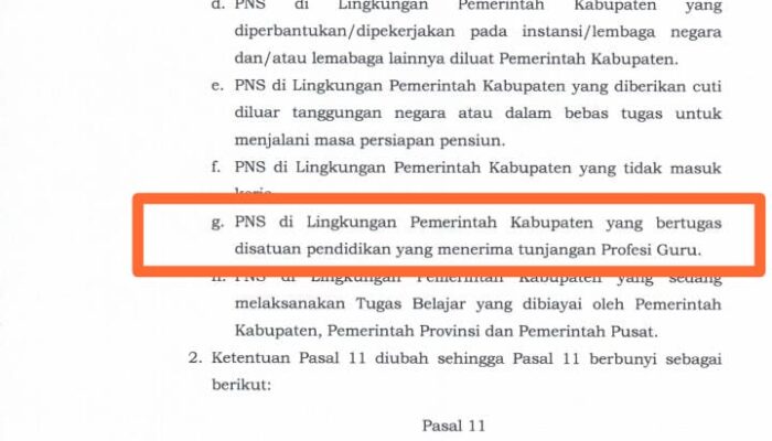 Guru Minta Pj. Bupati Simeulue Tinjau Ulang Perbup 24