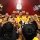 Daftarkan Bacaleg, Golkar Sumut Konvoi Kendaraan Dan Atribut Kuning