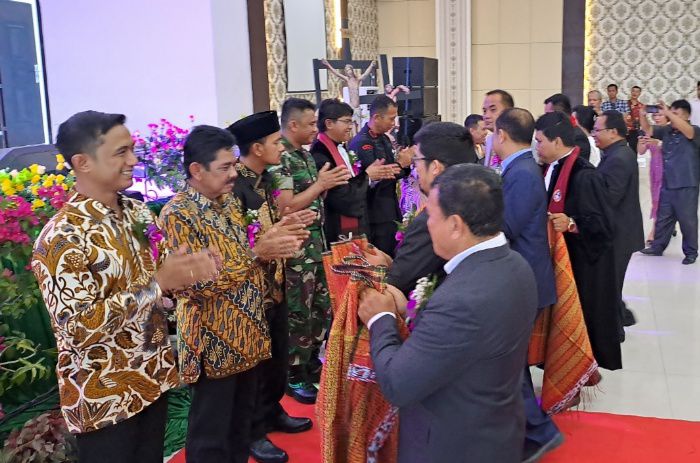 Pj Wali Kota Hadiri Perayaan Paskah Oikoumene Kota Tebingtinggi
