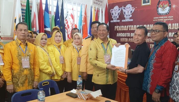 Golkar Sidempuan Daftarkan Bacaleg Ke KPU, Usung Konsep Karya Kekaryaan