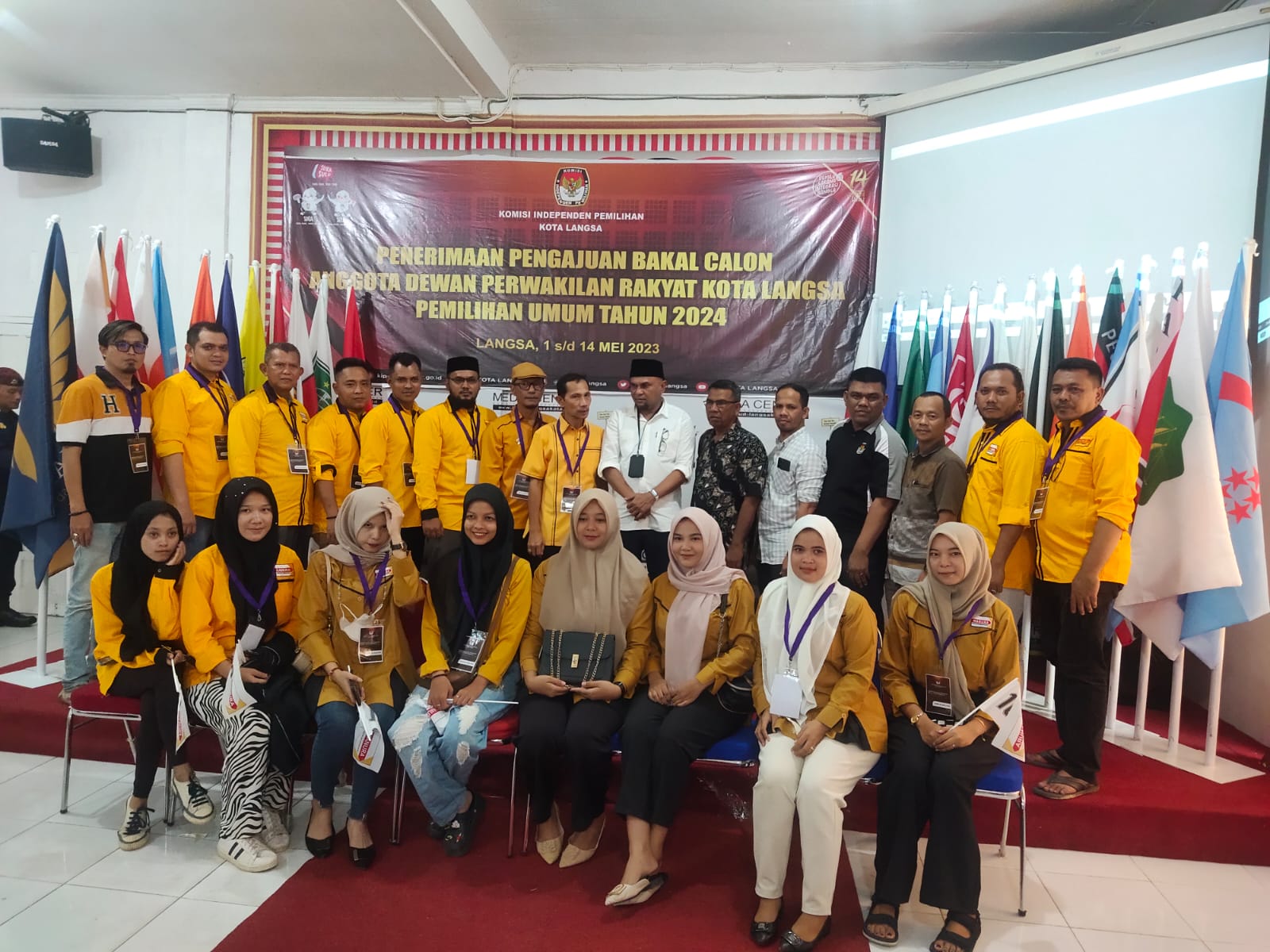 Konvoi Partai Hanura Antarkan25 Bacaleg, Target Satu Fraksi Konvoi Partai Hanura Antarkan25 Bacaleg, Target Satu Fraksi