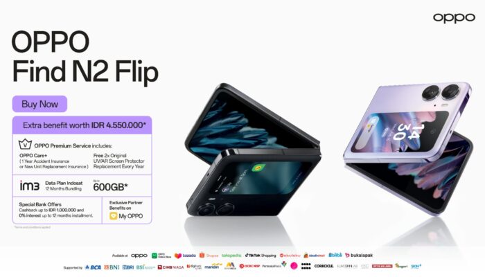 OPPO Find N2 Flip resmi hadir di Indonesia