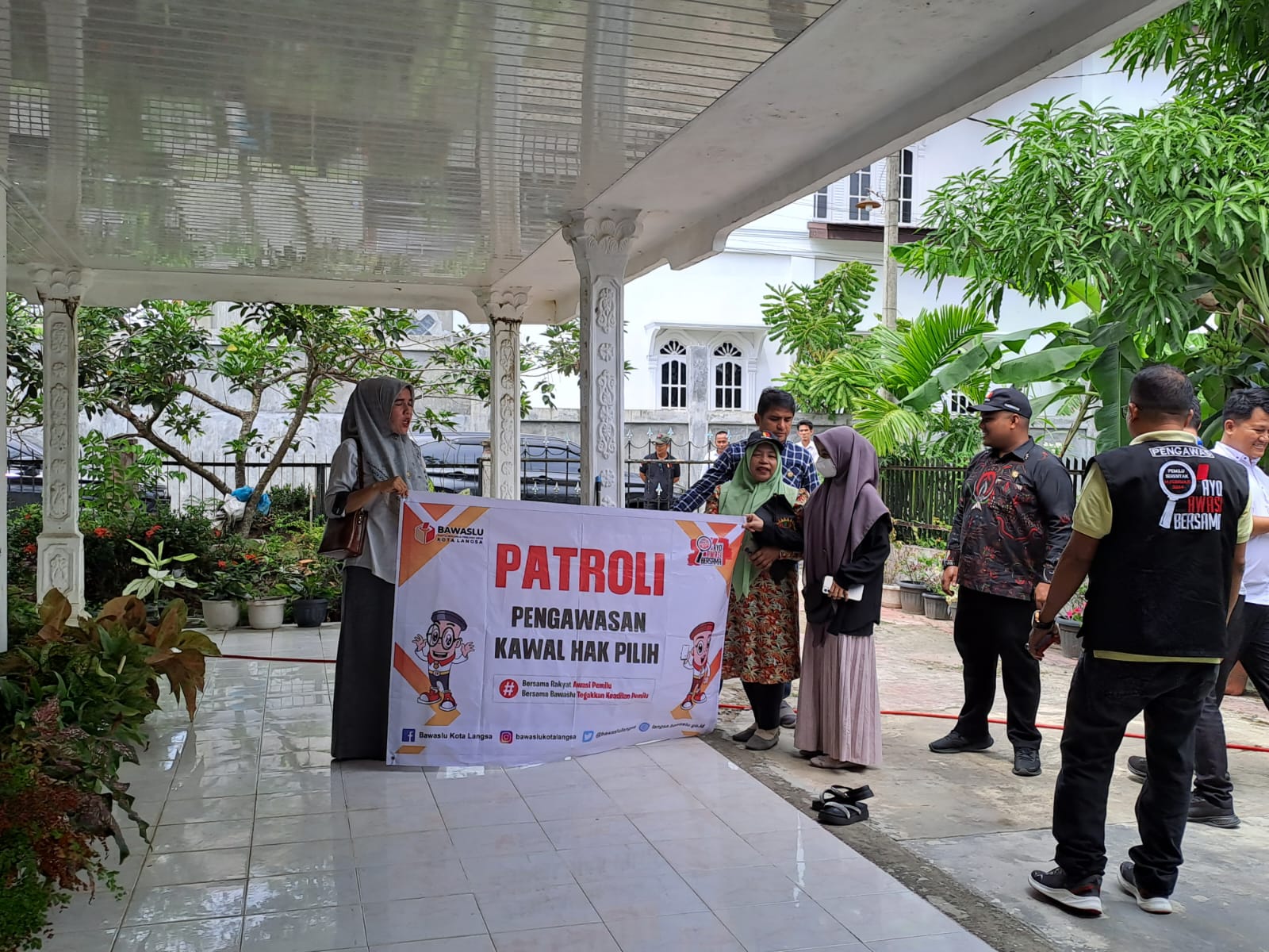 Bawaslu Langsa Patroli Pengawasan Kawal Hak Pilih