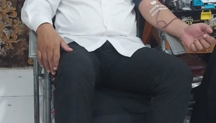 Kesbangpol Langsa Dan UDD PMI Gelar Donor Darah