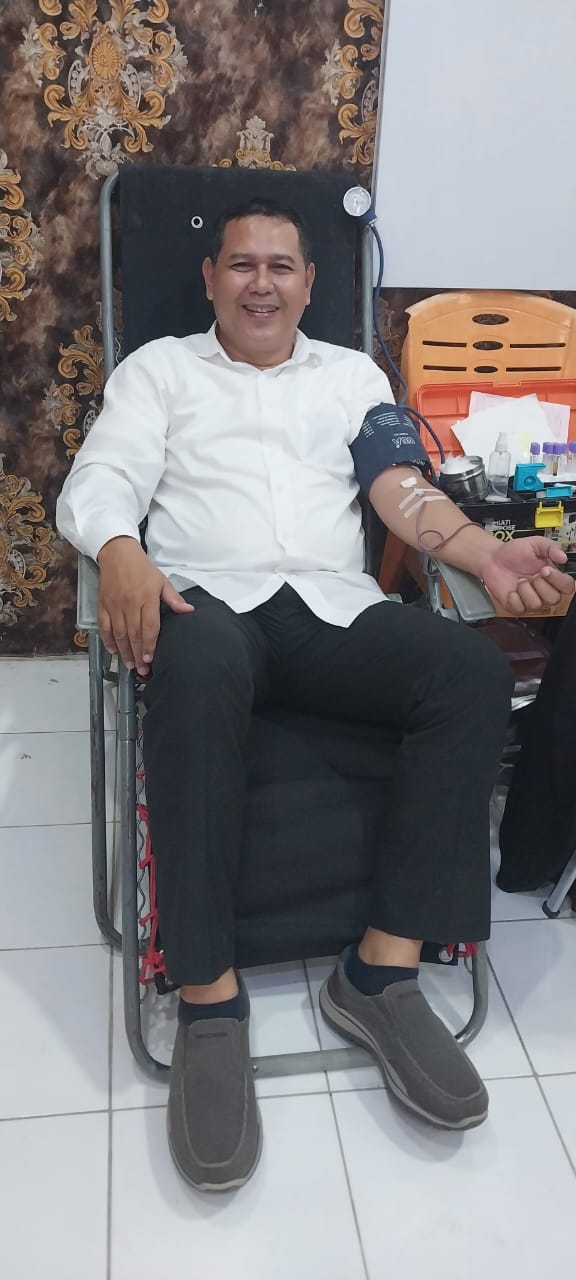Kesbangpol Langsa Dan UDD PMI Gelar Donor Darah
