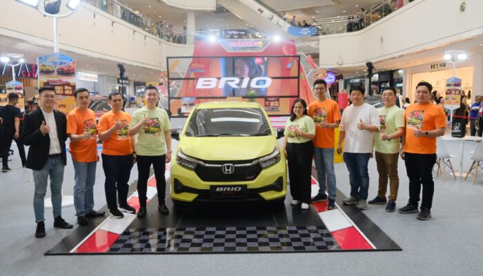 Model Terpopuler Di Indonesia, New Honda Brio Hadir Menyapa Warga Medan