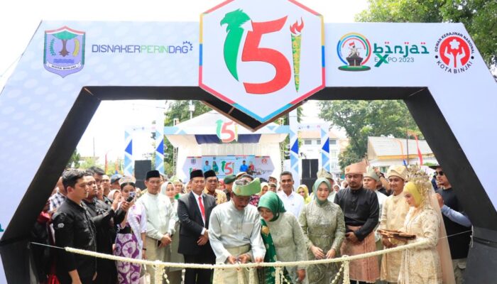 Wali Kota Binjai Buka Pameran UMKM HUT Kota Binjai