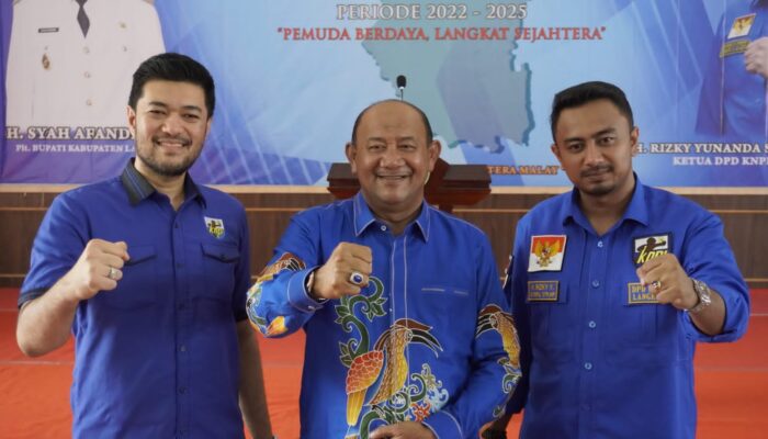 Rizky Yunanda Kembali Pimpin KNPI Langkat dan dukung Syah Afandin untuk maju pada Pilkada 2024.
