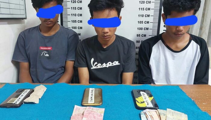 Bawa Ganja, Tiga Anak Di Bawah Umur Diringkus