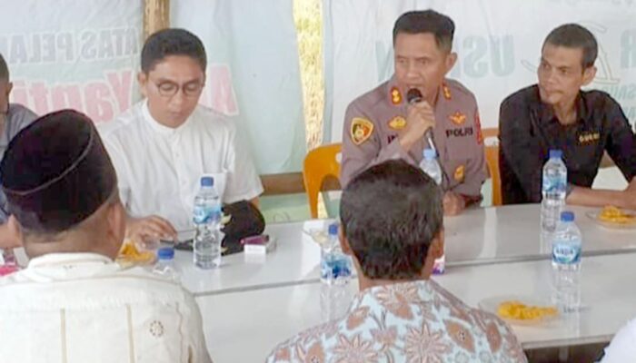 Kapolres Pidie Jalin Silaturahmi Dengan Imum Mukim Dan Geuchik Simpang Tiga