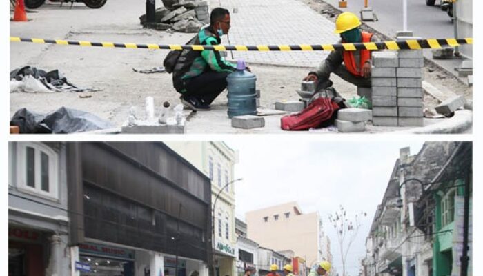 Jalan Ahmad Yani Jadi Sempit, Pelaku Usaha Dan Pengendara Mengeluh