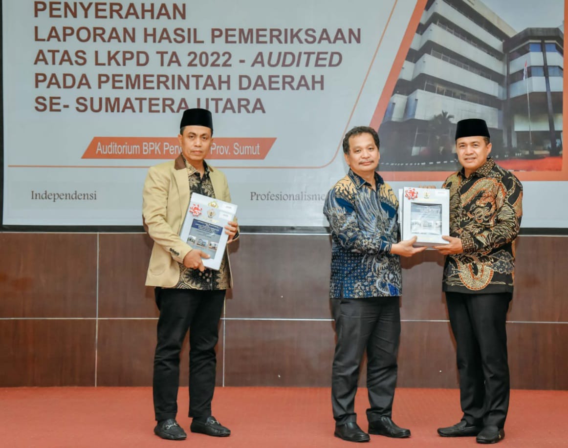 Kali Kelima, Pemkab Batubara Terima Opini WTP Dari BPK RI