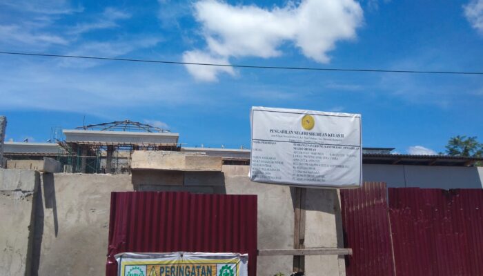 Kontraktor Pembangunan Kantor PN Sibuhuan Santuni Keluarga Korban
