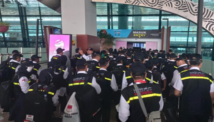489 Petugas Haji Tiba Di Arab Saudi
