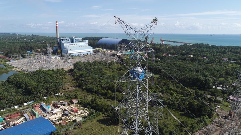 Listrik di Kabupaten Nagan Raya dan Sigli dipastikan akan andal, menyusul energizenya SUTET 275 kV Nagan Raya - Sigli Sirkit 1 (OPGW), Minggu (21/5/2023).