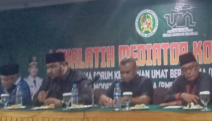 M Yasir Harap Pelatihan Mediator Konflik SARA Berdampak Positif