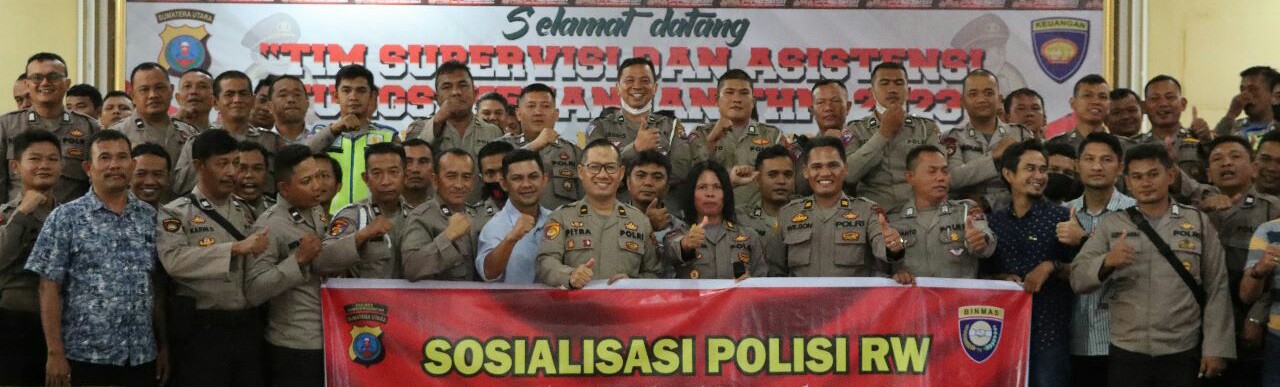 Perkuat Harkamtibmas, 255 Personel Polres P. Siantar Sosialisasi Polisi RW