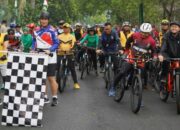 Sambut HUT Ke-61, Korem 022/PT Gelar Fun Bike Dan Baksos