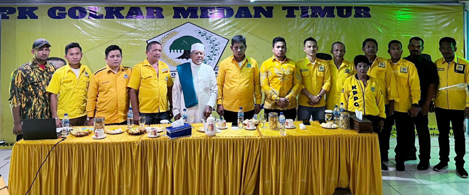 Ketua Bapilu Golkar Kota Medan Dapil III Konsolidasi dengan PK Golkar Medan Timur