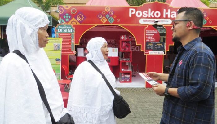 Posko Layanan Haji Telkomsel Berikan Edukasi Dan Pastikan Komunikasi Lancar