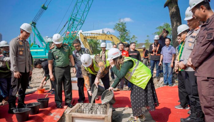 Bobby Nasution Letakkan Batu Pertama Revitalisasi Stadion Kebun Bunga, Lapangan Sepakbola Standar Internasional