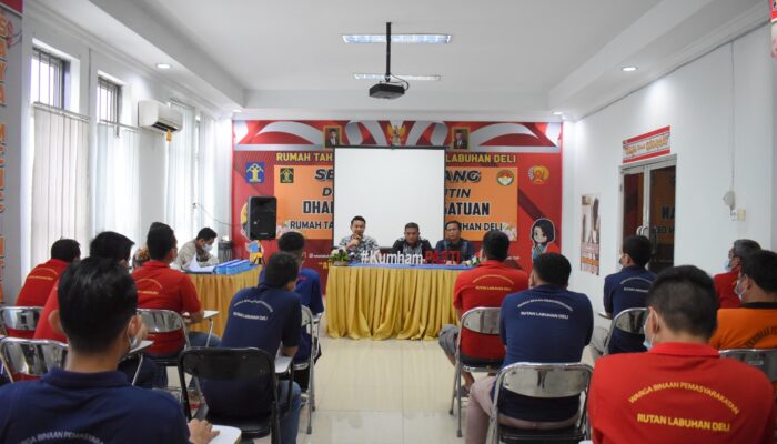 Dukung P4GN, WBP Rutan Labuhandeli Jalani Tes Urin