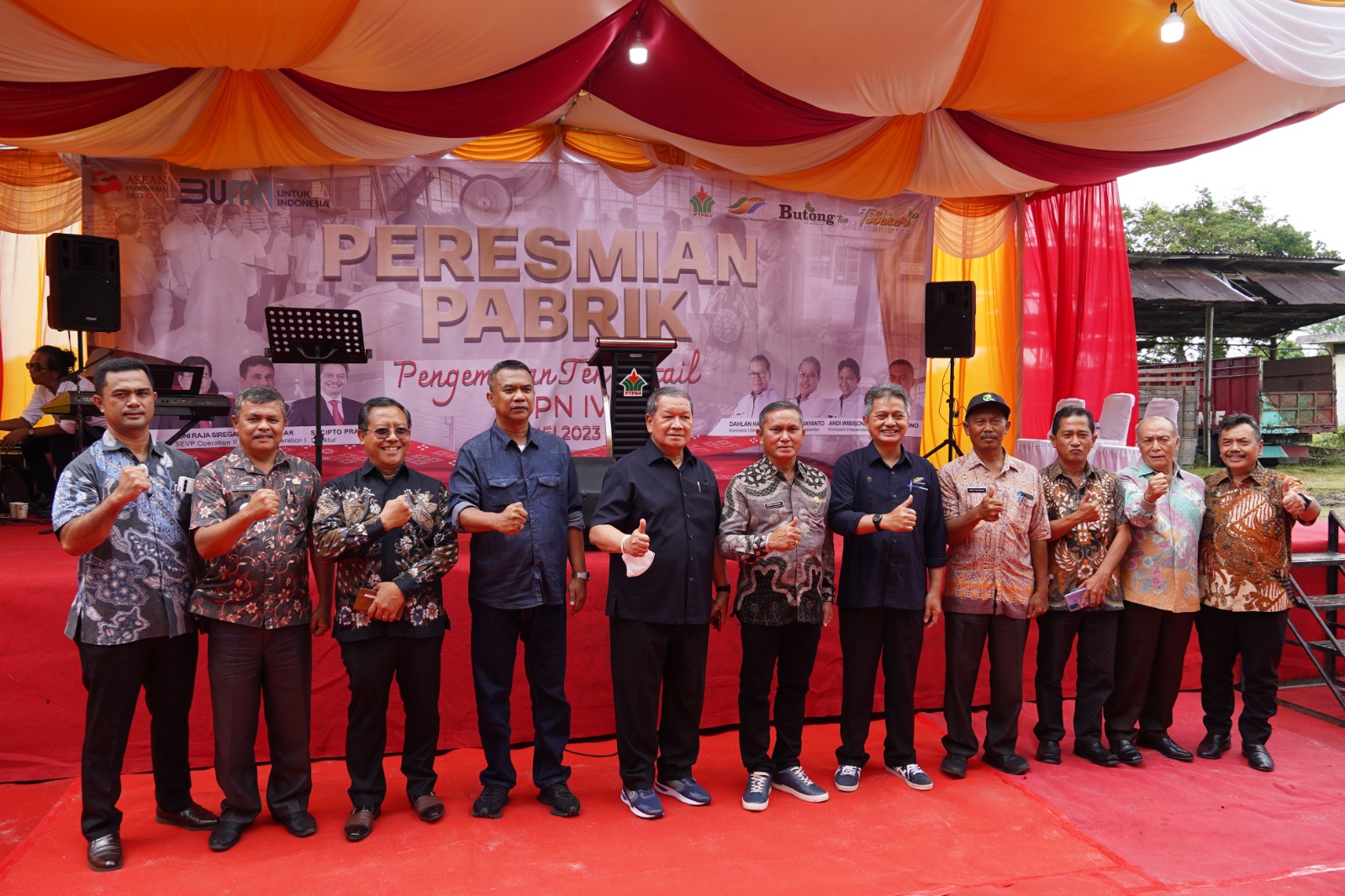 Peresmian Pabrik Pengemasan Teh Retail PTPN IV Ciptakan Kebanggaan Bagi Simalungun