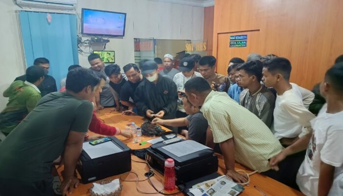 Massa Pidolilombang Amankan 2 Pemuda Pesta Narkoba