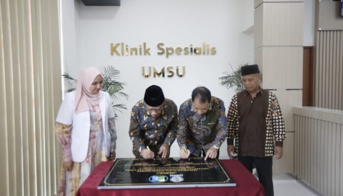 Ketum PP Muhammadiyah Resmikan Klinik Spesialis FK UMSU